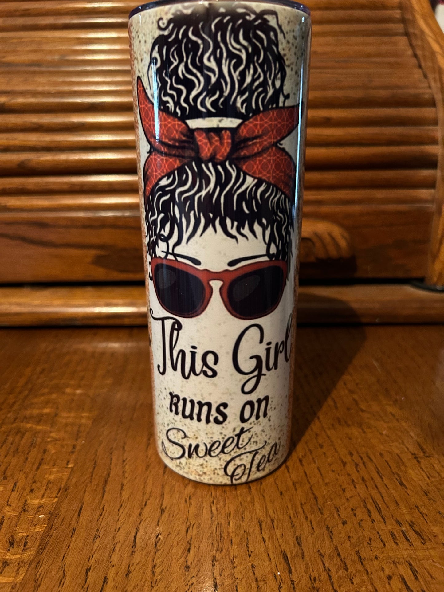 This girl runs on sweet tea