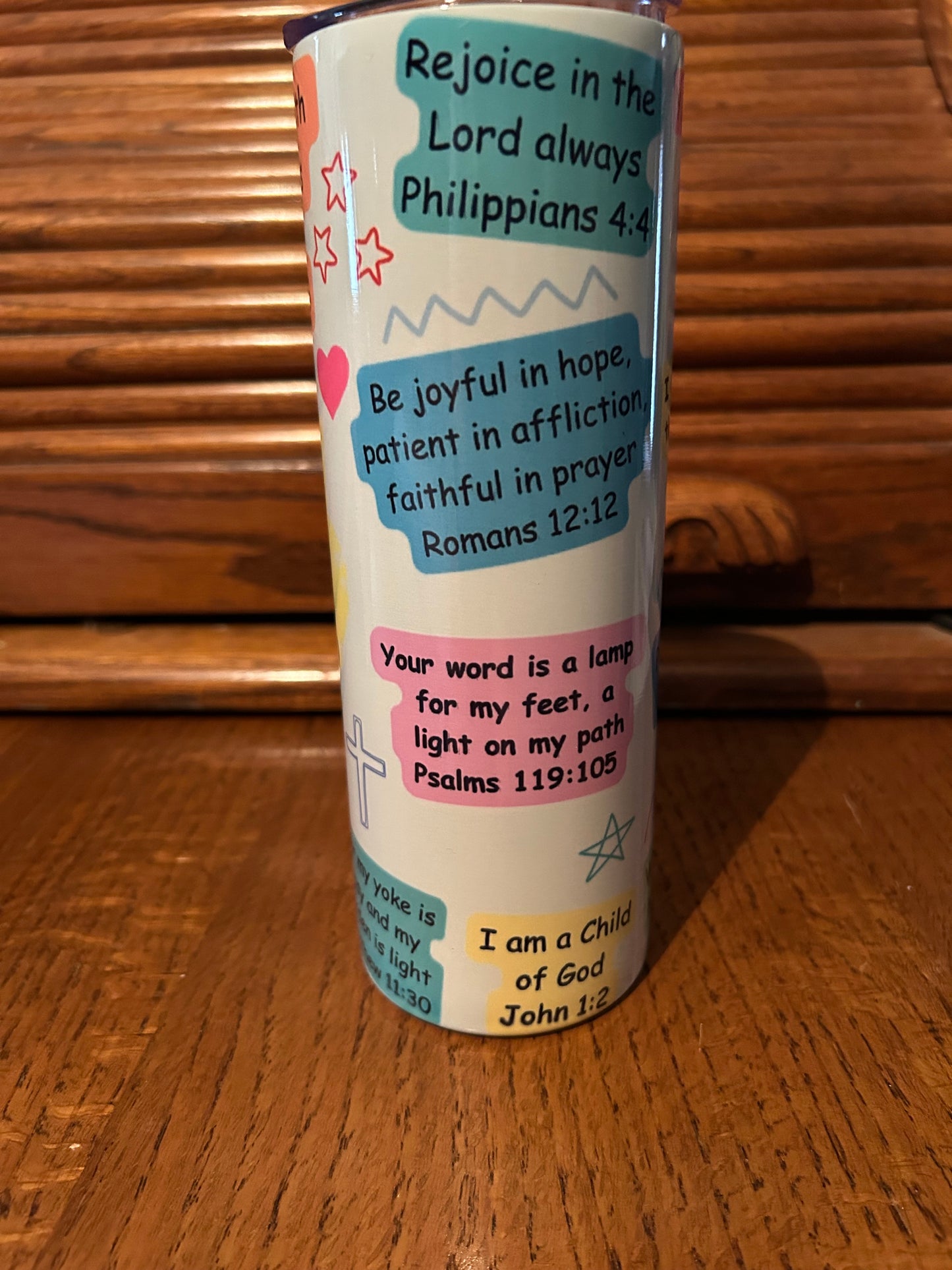My Daily Bible Affirmations tumbler