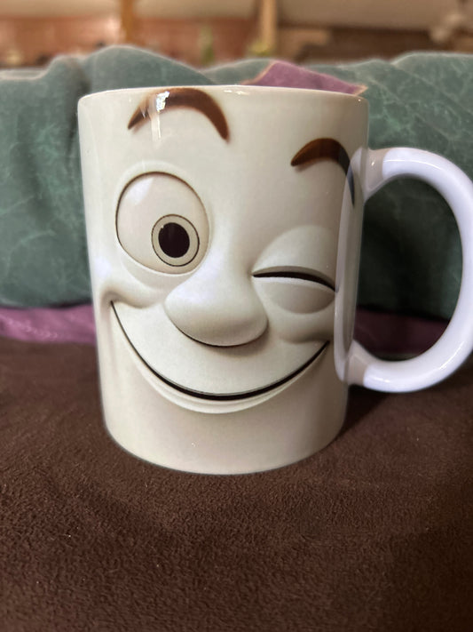 Winking face mug