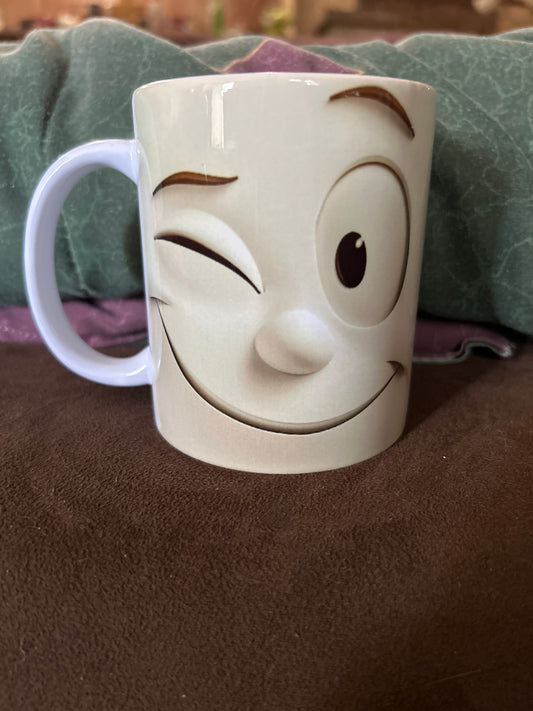 Winking cup
