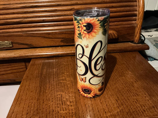 Blessed and sunflowers