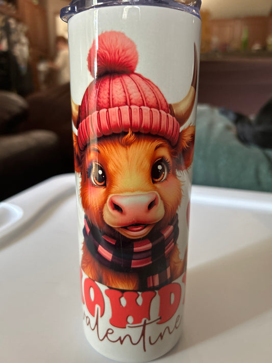 Howdy Valentine Highland Cow